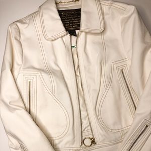Coach White Denim Jacket